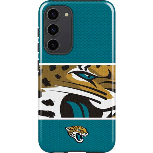 NFL Jacksonville Jaguars Zone Block Galaxy S23 Plus Pro Case