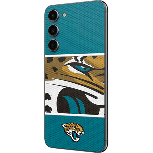 NFL Jacksonville Jaguars Zone Block Galaxy S23 Plus Skin