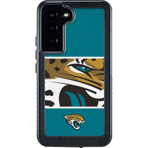 NFL Jacksonville Jaguars Zone Block Galaxy S23 Plus Waterproof Case