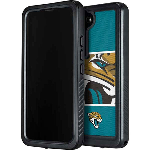 NFL Jacksonville Jaguars Zone Block Galaxy S23 Plus Waterproof Case
