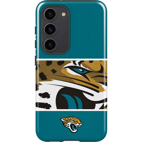 NFL Jacksonville Jaguars Zone Block Galaxy S23 Pro Case