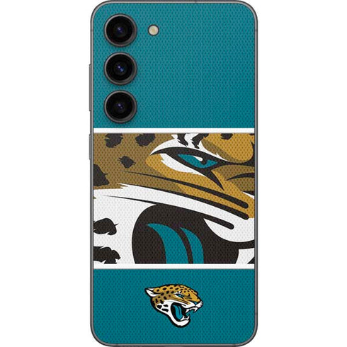 NFL Jacksonville Jaguars Zone Block Galaxy S23 Skin