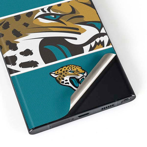 NFL Jacksonville Jaguars Zone Block Galaxy S23 Ultra Skin