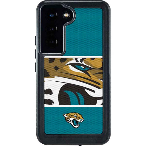 NFL Jacksonville Jaguars Zone Block Galaxy S23 Waterproof Case
