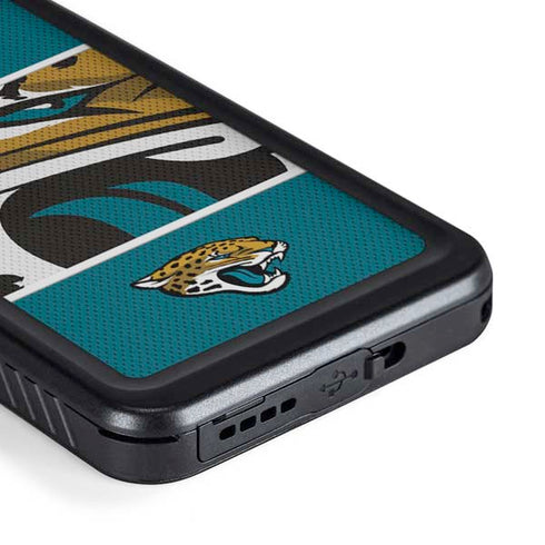 NFL Jacksonville Jaguars Zone Block Galaxy S23 Waterproof Case