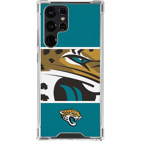 NFL Jacksonville Jaguars Zone Block Galaxy S24 Ultra Clear Case