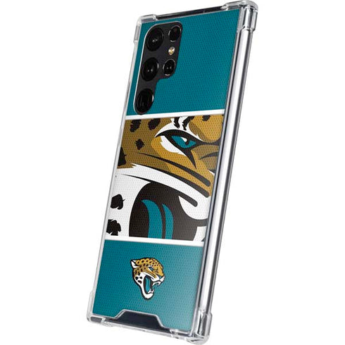 NFL Jacksonville Jaguars Zone Block Galaxy S24 Ultra Clear Case
