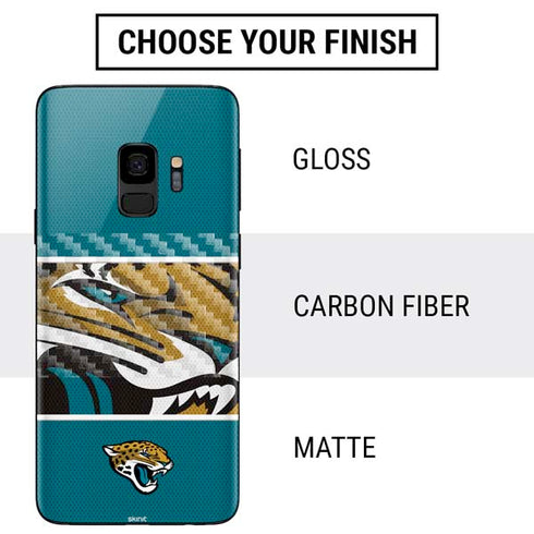 NFL Jacksonville Jaguars Zone Block Galaxy S9 Skin