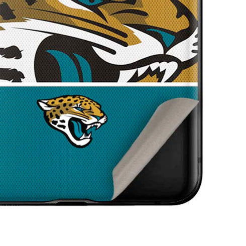 NFL Jacksonville Jaguars Zone Block Galaxy Z Flip Skin