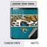 NFL Jacksonville Jaguars Zone Block Galaxy Z Flip Skin