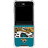 NFL Jacksonville Jaguars Zone Block Galaxy Z Flip5 5G Clear Case