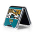 NFL Jacksonville Jaguars Zone Block Galaxy Z Flip5 5G Clear Case