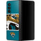 NFL Jacksonville Jaguars Zone Block Galaxy Z Fold3 5G Skin