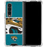 NFL Jacksonville Jaguars Zone Block Galaxy Z Fold4 5G Clear Case