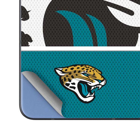 NFL Jacksonville Jaguars Zone Block Galaxy Z Fold5 5G Skin