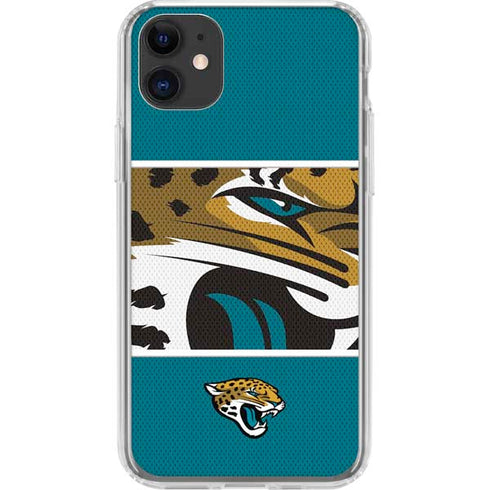 NFL Jacksonville Jaguars Zone Block iPhone 11 Clear Case