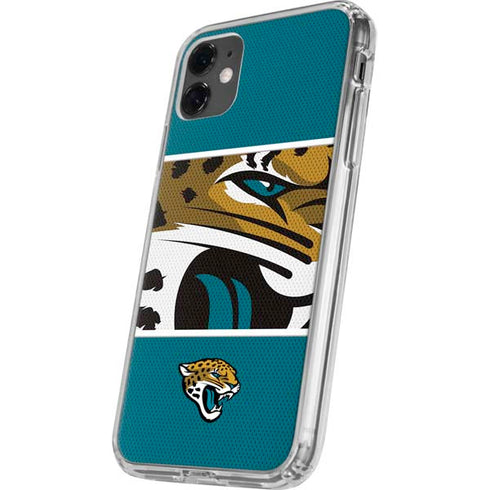 NFL Jacksonville Jaguars Zone Block iPhone 11 Clear Case