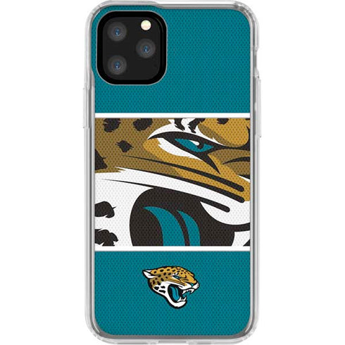 NFL Jacksonville Jaguars Zone Block iPhone 11 Pro Clear Case