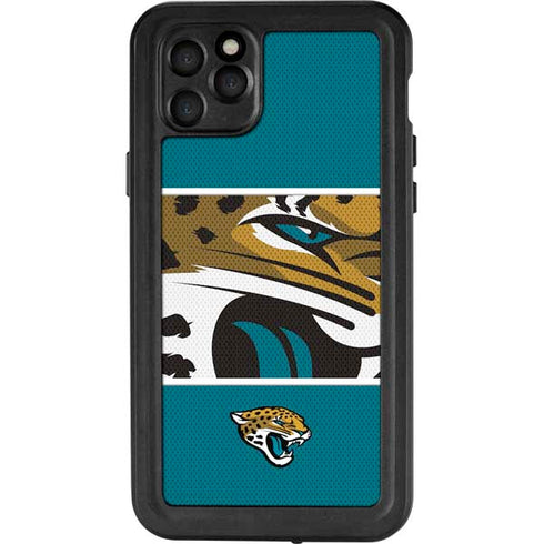 NFL Jacksonville Jaguars Zone Block iPhone 11 Pro Max Waterproof Case
