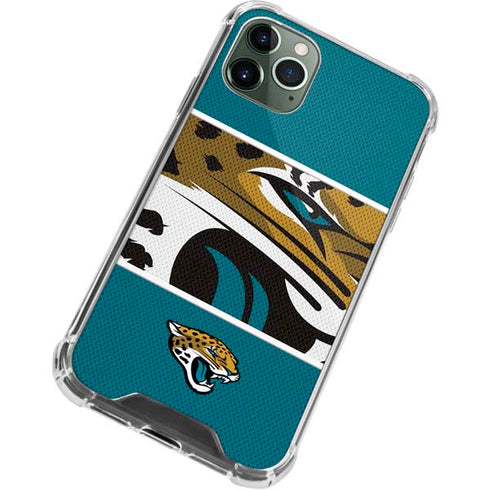 NFL Jacksonville Jaguars Zone Block iPhone 12 Pro Clear Case