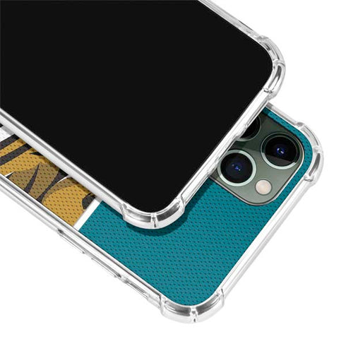 NFL Jacksonville Jaguars Zone Block iPhone 12 Pro Max Clear Case