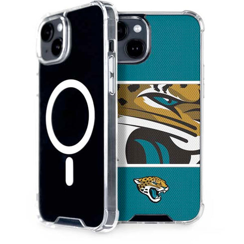 NFL Jacksonville Jaguars Zone Block iPhone 13 MagSafe Case