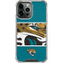 NFL Jacksonville Jaguars Zone Block iPhone 13 Pro Max Clear Case