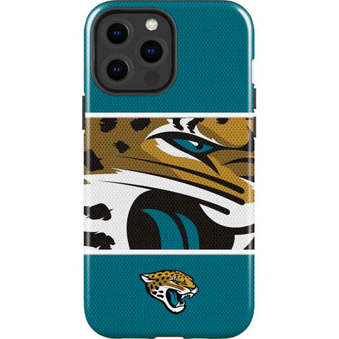NFL Jacksonville Jaguars Zone Block iPhone 13 Pro Max Impact Case