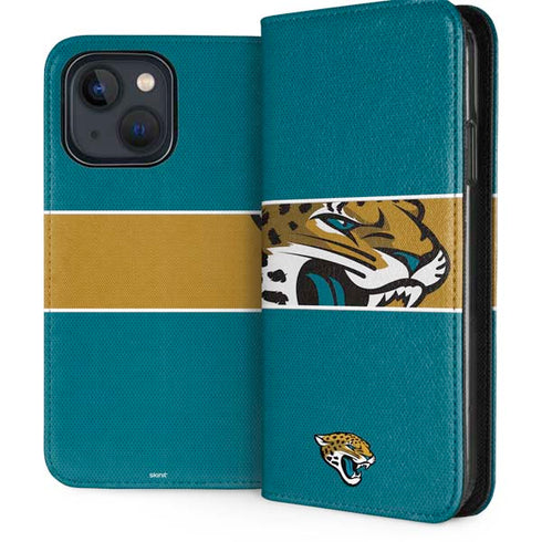 NFL Jacksonville Jaguars Zone Block iPhone 14 Folio Case
