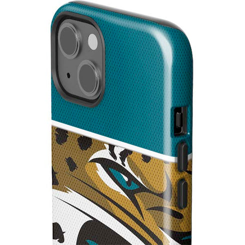 NFL Jacksonville Jaguars Zone Block iPhone 14 Plus Impact Case