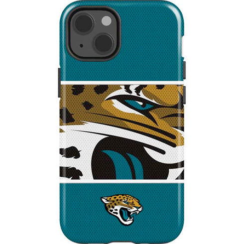 NFL Jacksonville Jaguars Zone Block iPhone 15 Impact Case