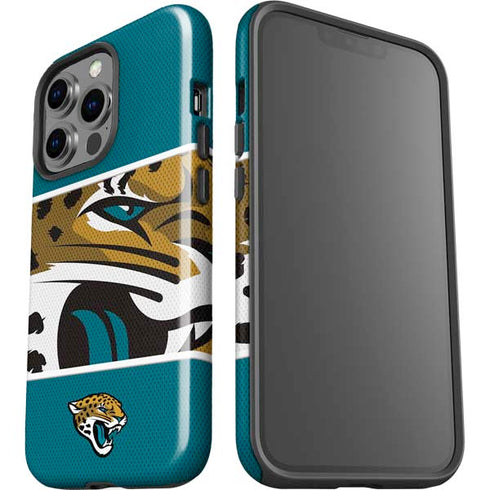 NFL Jacksonville Jaguars Zone Block iPhone 15 Pro Impact Case