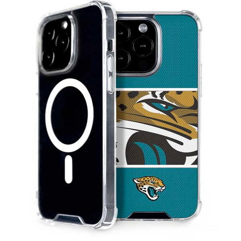 NFL Jacksonville Jaguars Zone Block iPhone 15 Pro MagSafe Case