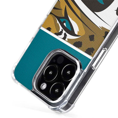 NFL Jacksonville Jaguars Zone Block iPhone 14 Pro MagSafe Case