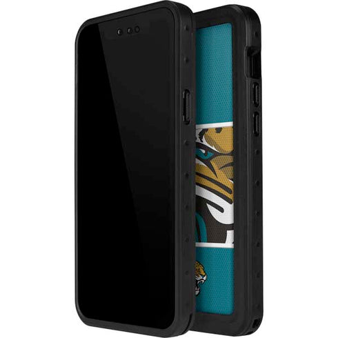 NFL Jacksonville Jaguars Zone Block iPhone 14 Pro Max Waterproof Case