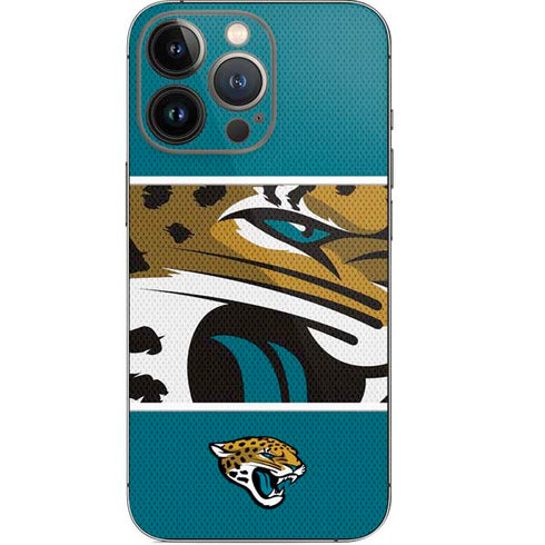 NFL Jacksonville Jaguars Zone Block iPhone 14 Pro Skin