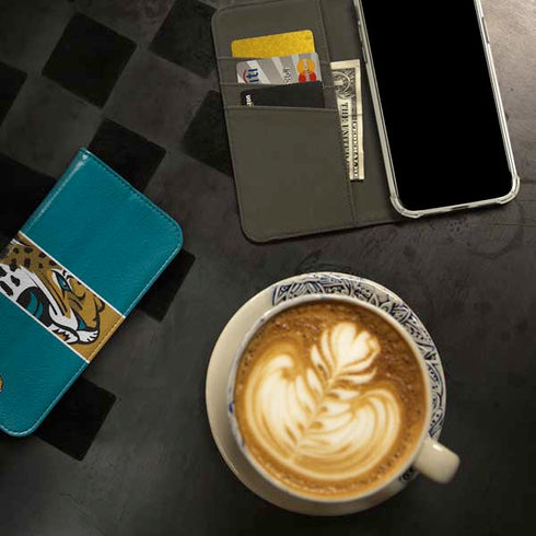 NFL Jacksonville Jaguars Zone Block iPhone 15 Plus Folio Case