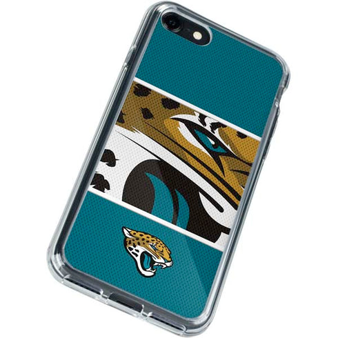 NFL Jacksonville Jaguars Zone Block iPhone SE (2nd & 3rd Gen) Clear Case