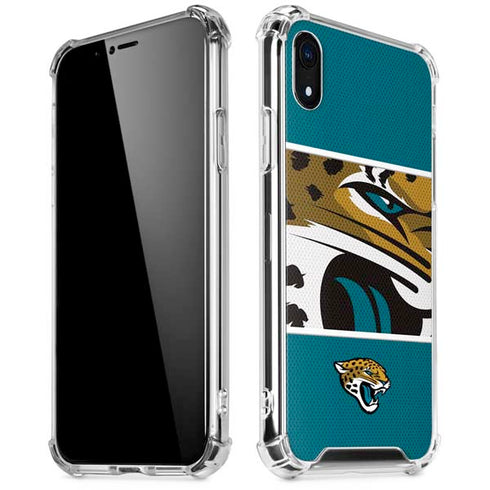 NFL Jacksonville Jaguars Zone Block iPhone XR Clear Case