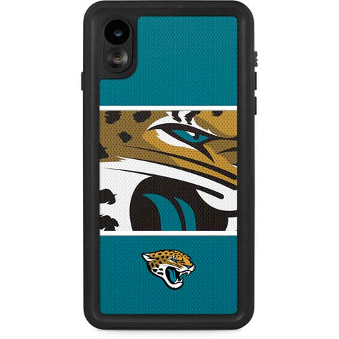 NFL Jacksonville Jaguars Zone Block iPhone XR Waterproof Case