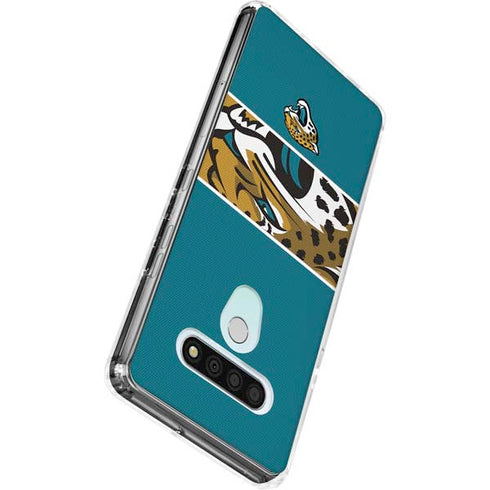 NFL Jacksonville Jaguars Zone Block LG Stylo 6 Clear Case
