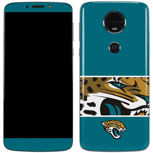 NFL Jacksonville Jaguars Zone Block Moto E5 Plus Skin