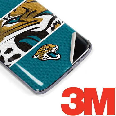 NFL Jacksonville Jaguars Zone Block Moto E5 Plus Skin