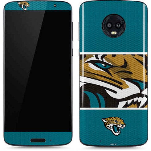 NFL Jacksonville Jaguars Zone Block Moto G6 Skin
