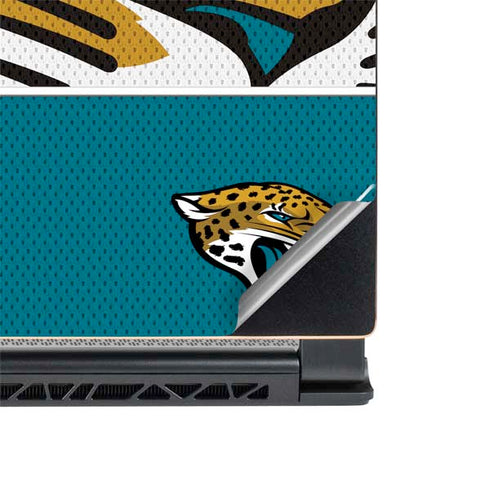 NFL Jacksonville Jaguars Zone Block MSI GS65 Stealth Laptop Skin