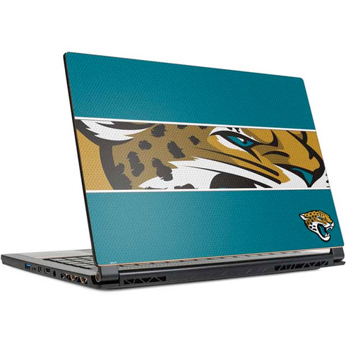 NFL Jacksonville Jaguars Zone Block MSI GS65 Stealth Laptop Skin