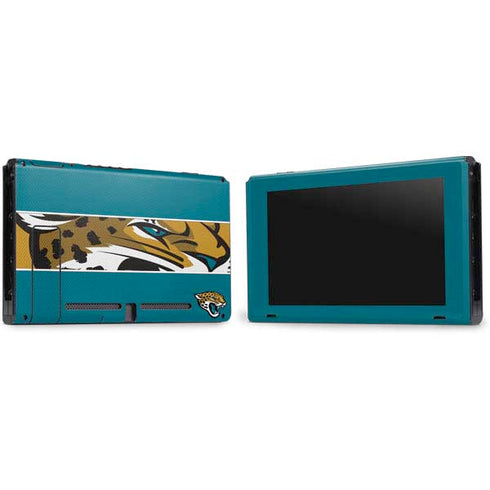 NFL Jacksonville Jaguars Zone Block Nintendo Switch Bundle Skin