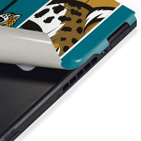 NFL Jacksonville Jaguars Zone Block Nintendo Switch Bundle Skin