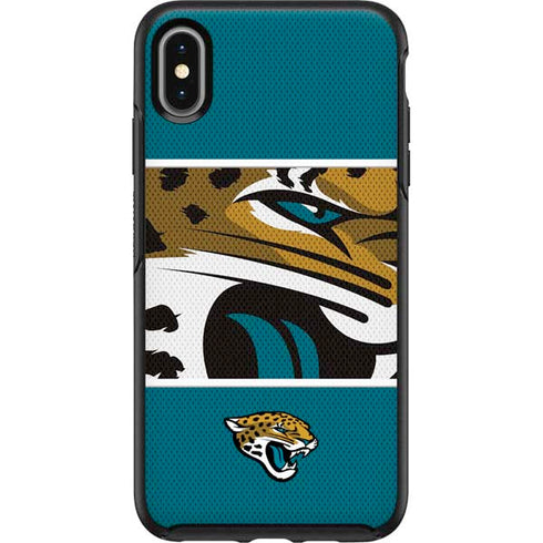 NFL Jacksonville Jaguars Zone Block Otterbox Symmetry iPhone Skin