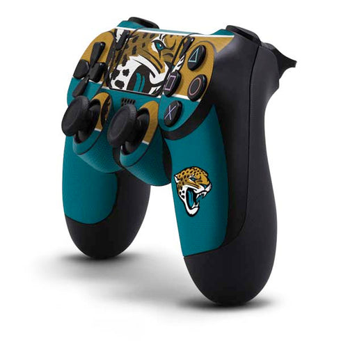NFL Jacksonville Jaguars Zone Block PS4 Controller Skin
